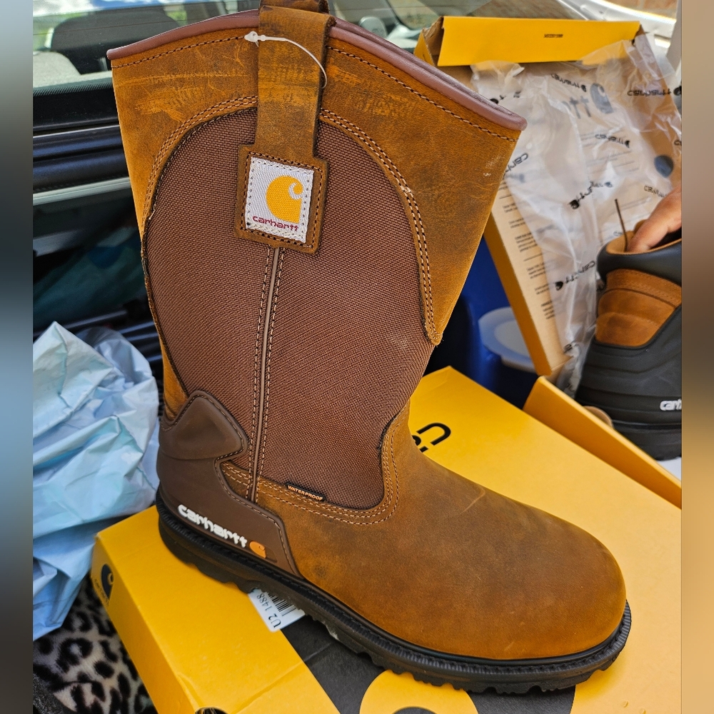 Carhartt Waterproof 11-inch steel toe wellington